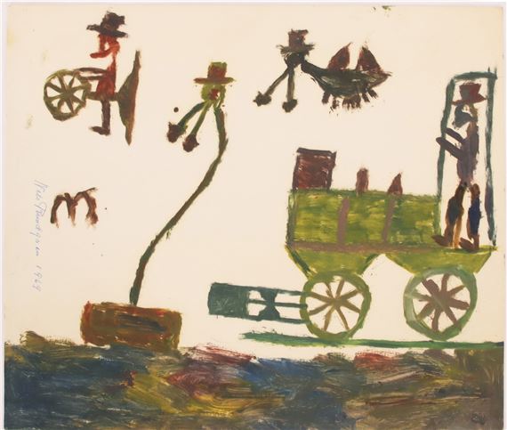 Figurkomposition by Nils Rundgren, 1969