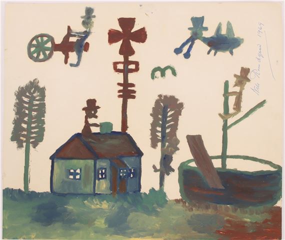 Figurkomposition by Nils Rundgren, 1969