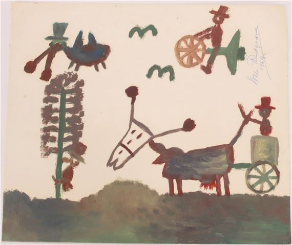 Figurkomposition by Nils Rundgren, 1969