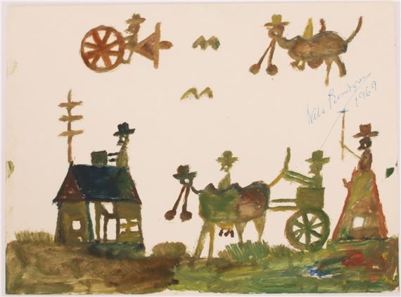 Figurkomposition by Nils Rundgren, 1969