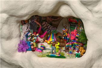  Hauser & Wirth brings together seminal works by Mike Kelley and a group of seven contemporary artists