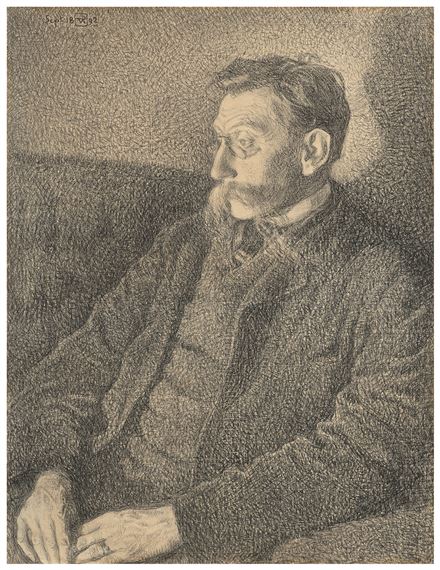 Portrait d'Émile Verhaeren by Théo van Rysselberghe