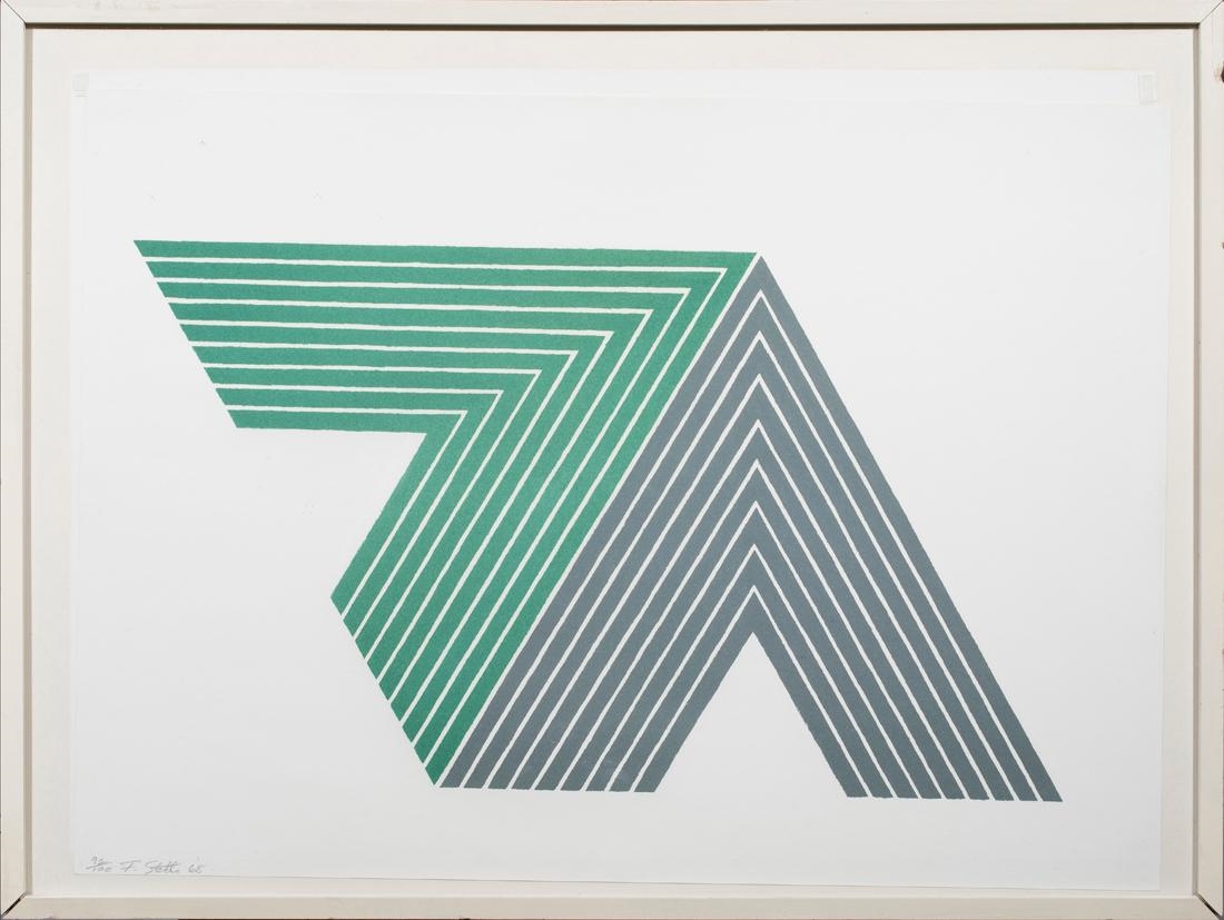 Artwork by Frank Stella, Untitled, Made of lithograph
