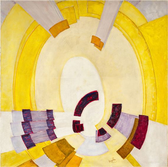 La Forme du jaune by František Kupka, Painted in 1919-1923