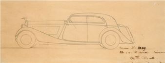 Drawing n°5359 - 32 e.v. HISPANO-SUIZA - Madame Brull