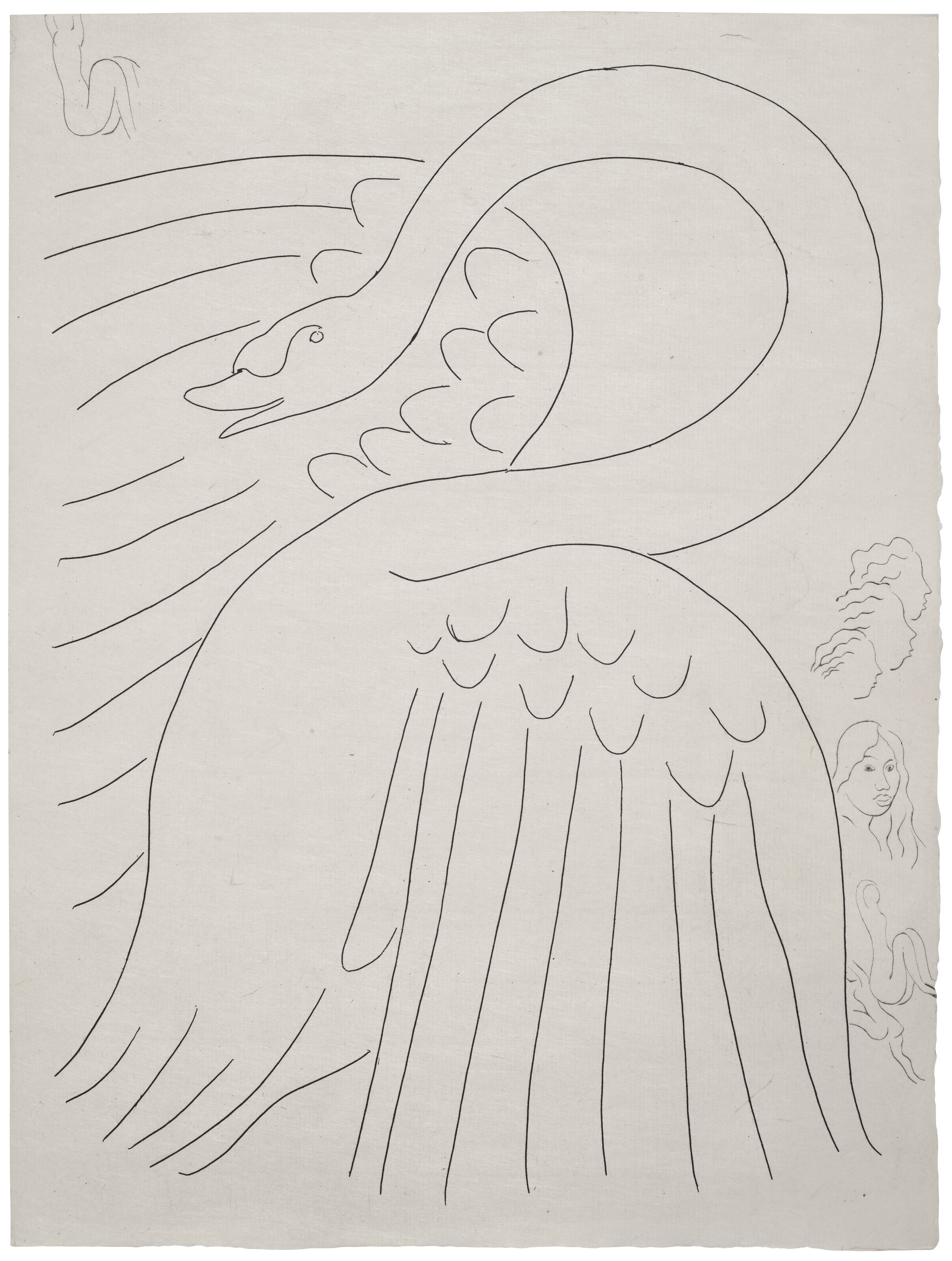 Artwork by Henri Matisse, Stéphane Mallarmé, Poésies, Made of etchings, on Japon paper