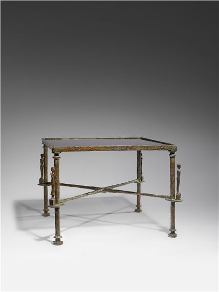 Table 'aux caryatides' by Diego Giacometti, Executed circa 1978