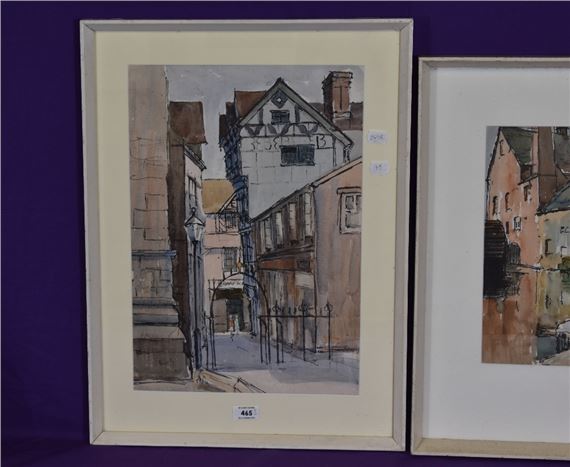 Ruby Bostock | Two portrayals of Stafford, West Midlands, comprising ...