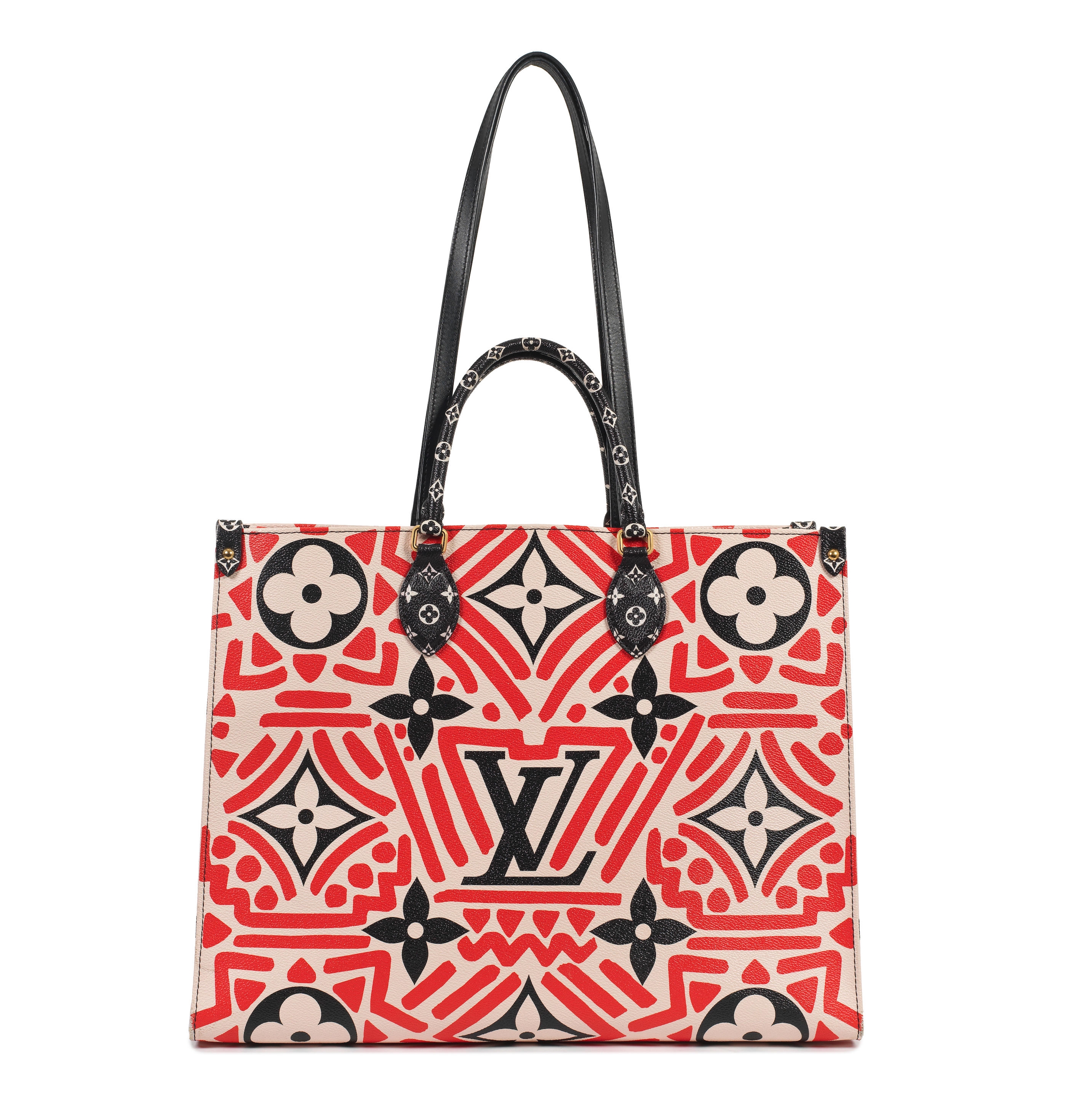 Louis Vuitton Crafty Onthego GM Cream/Red in Monogram Giant Coated
