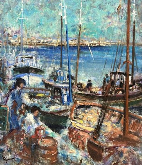 Saint-Guénolé, port in Brittany - Jean-pierre Kolasinski