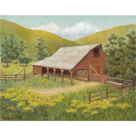Untitled (Barn in the Foothills) by Ralph Avery