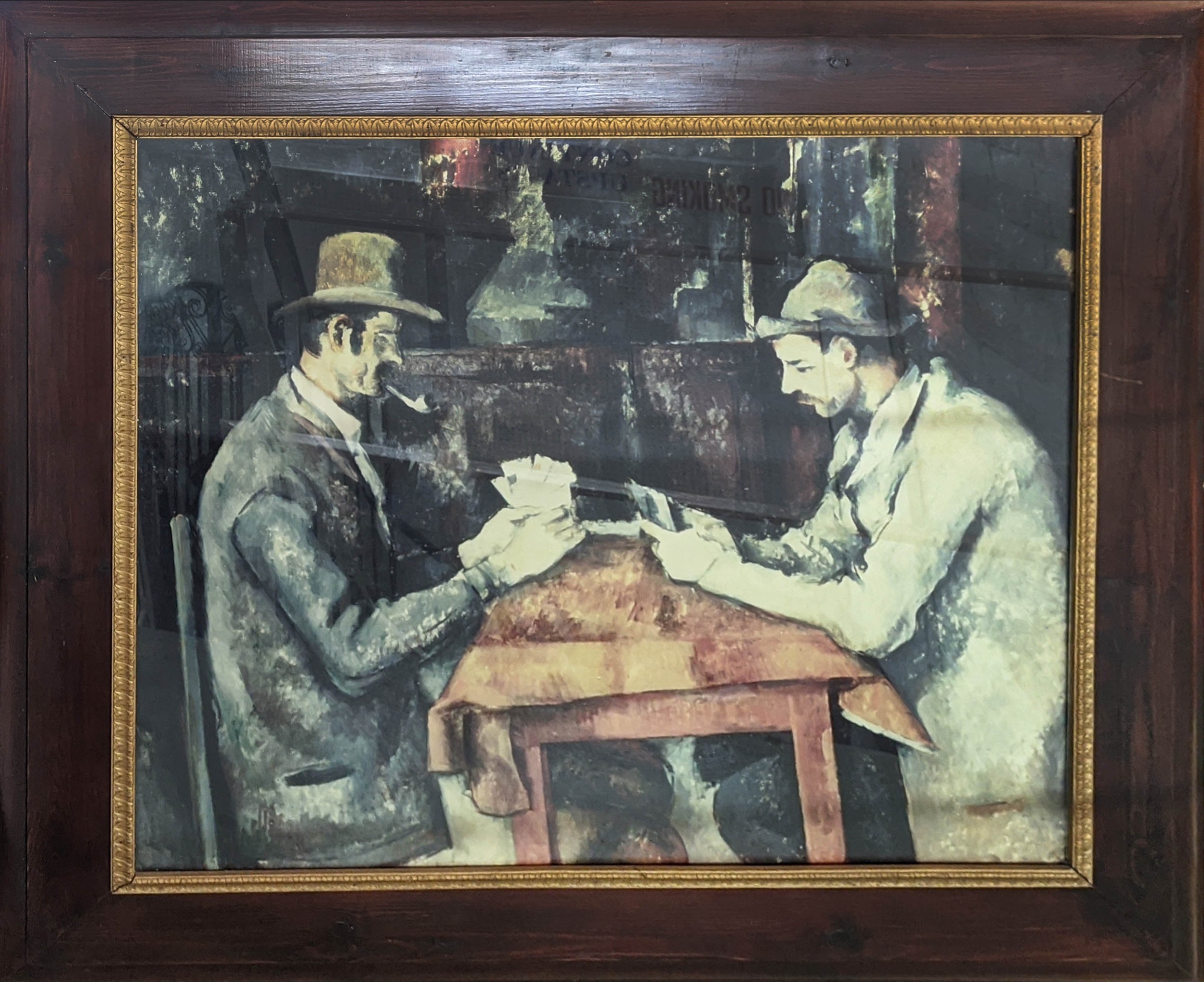 Artwork by Paul Cézanne, 'The card players', Made of card
