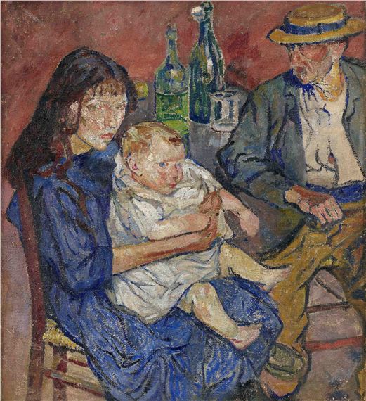 Macierzyństwo by Maria-Mela Muter, 1912