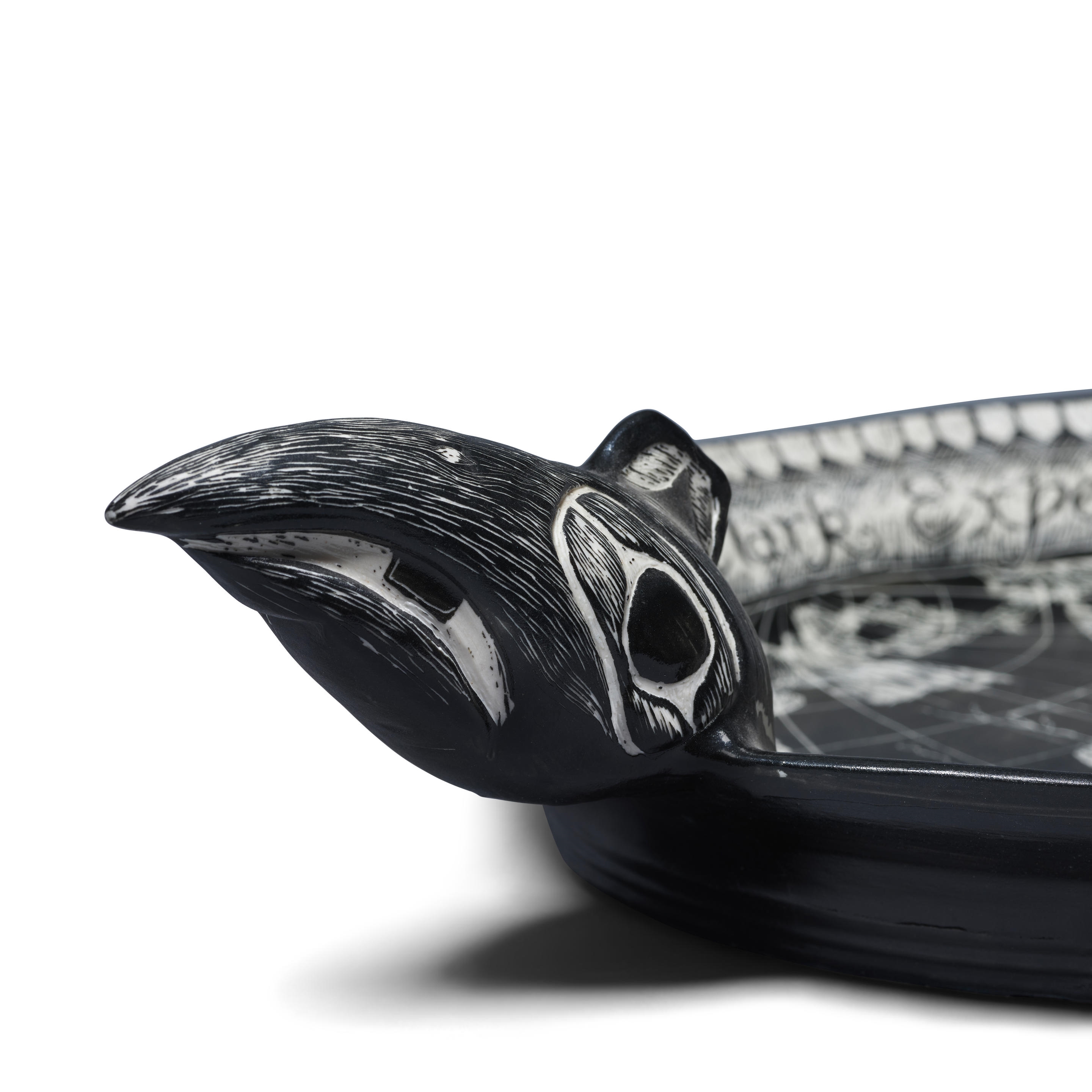 Artwork by David Regan, Lewis and Clark Tureen, Made of porcelain