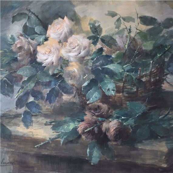 Frans Mortelmans | Still life with roses | MutualArt