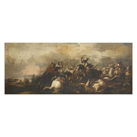 Marco Ricci | A BATTLE BETWEEN CALVARIES | MutualArt