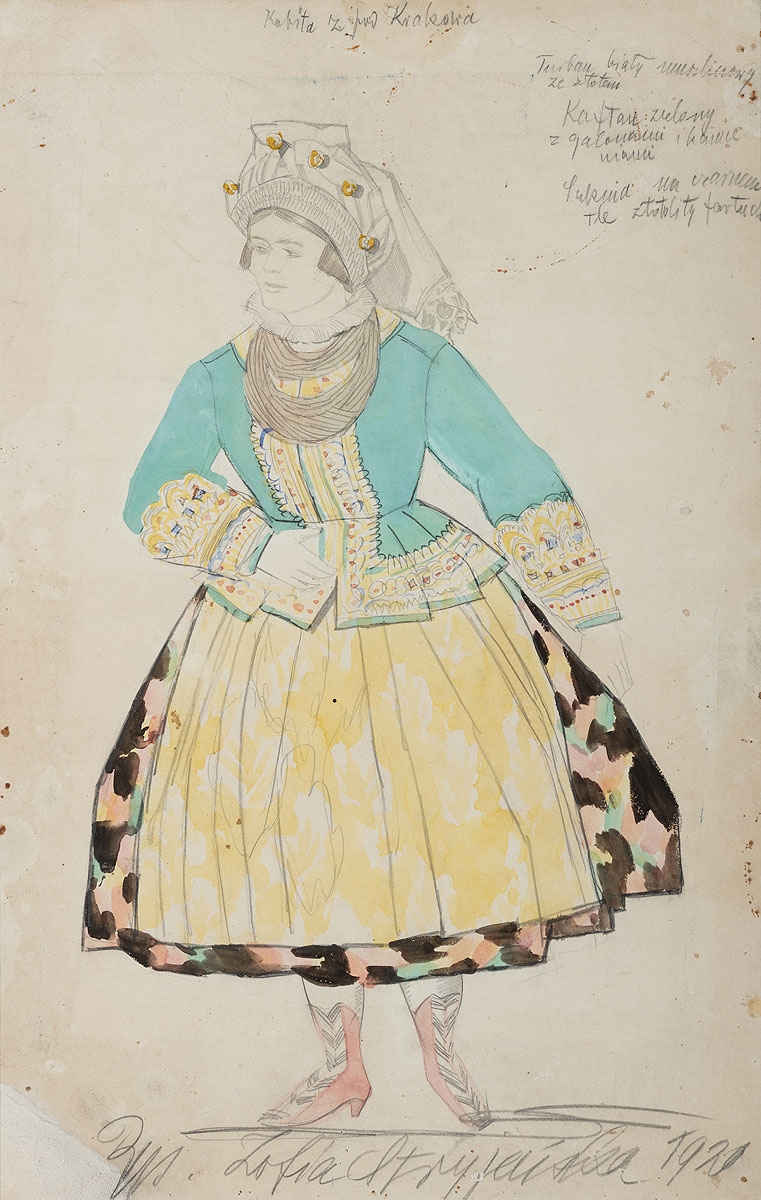 Zofia Stryjeńska Kobita z pod Krakowa, 1920 (1920) MutualArt
