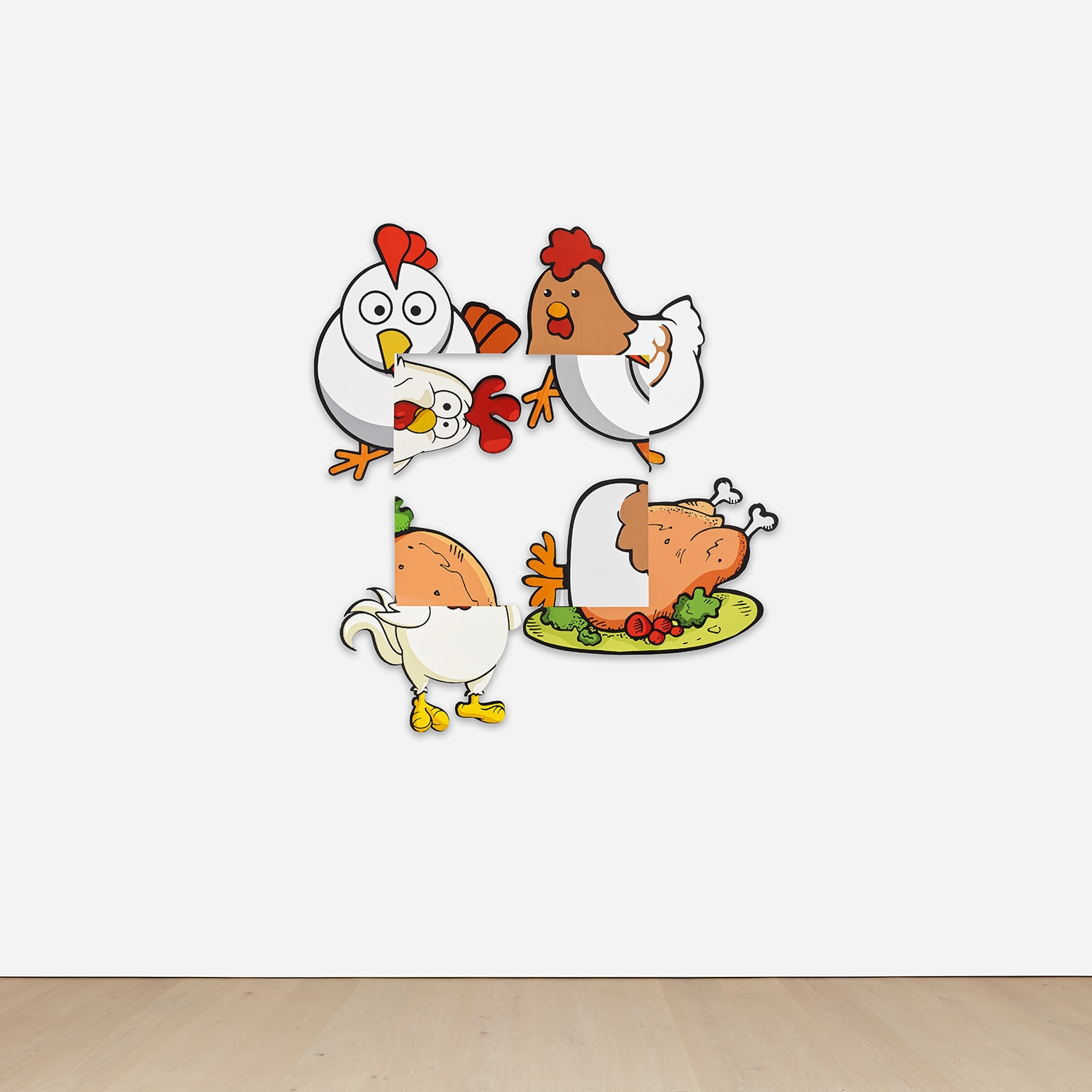 Urs Fischer | Chicken Rotation (2016) | MutualArt