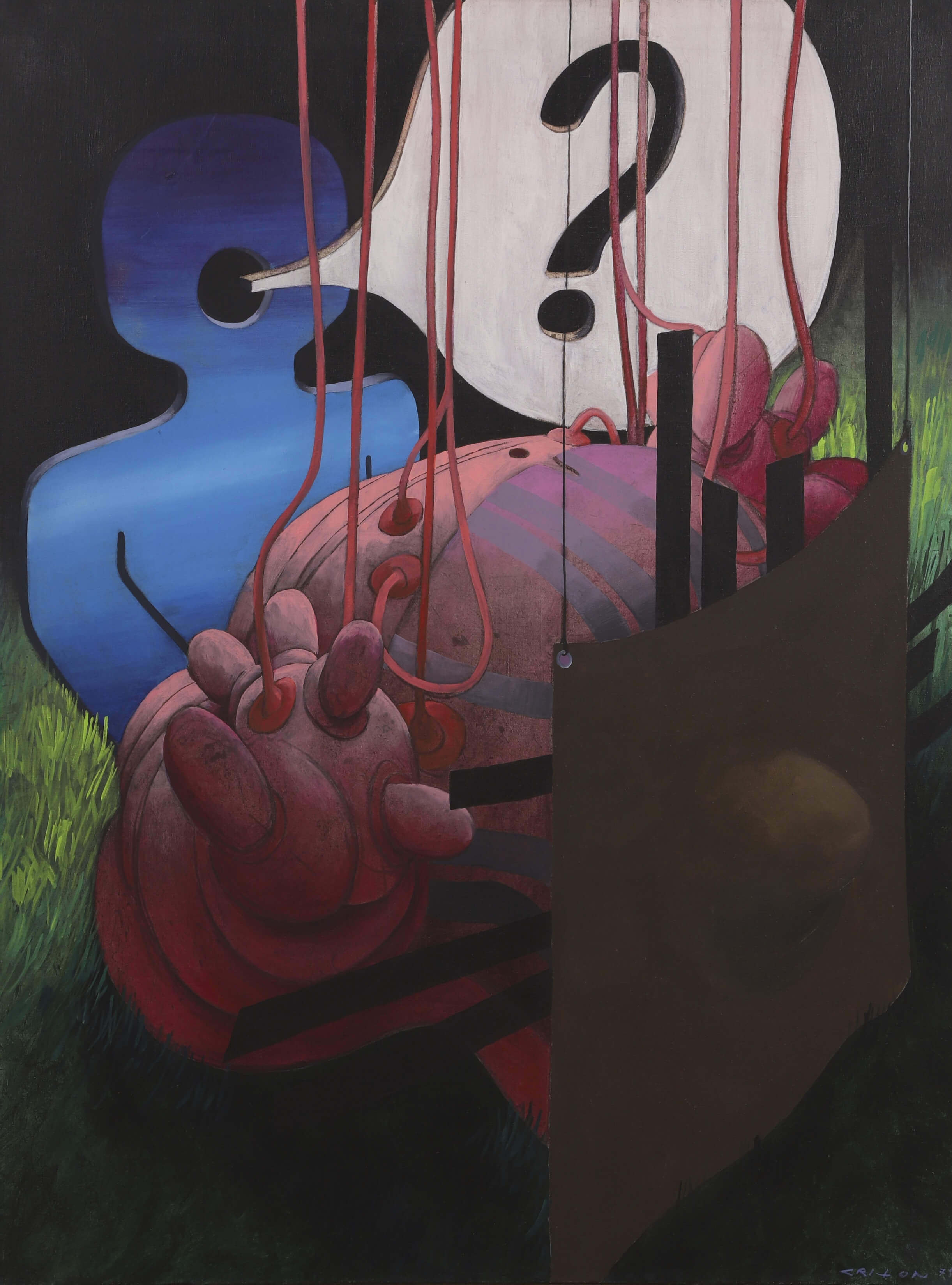 Jean Criton | L’Interrogation, 1971 (1971) | MutualArt