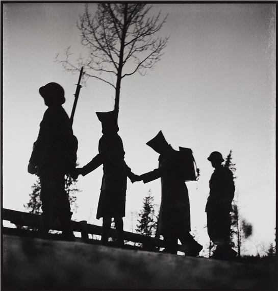 "Svensknorska gränsen, 1945" by Lennart Nilsson, Printed in 2013