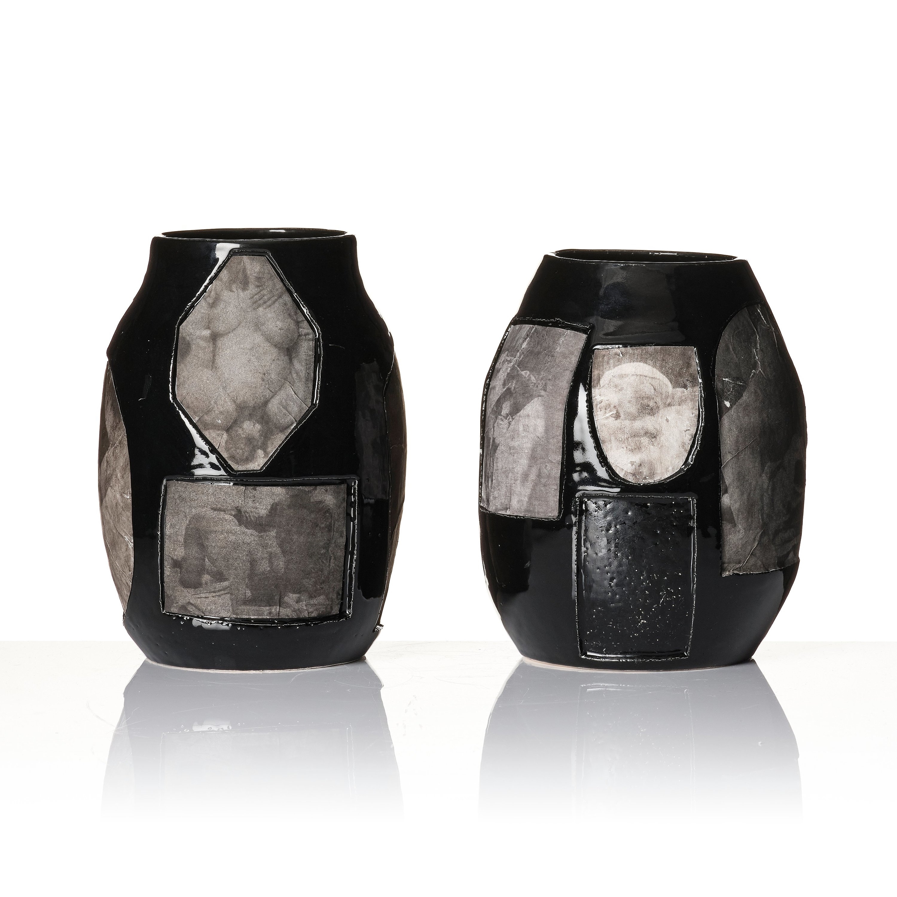 Artwork by Carmen Winant, Untitled., Made of Ceramic and paper decals