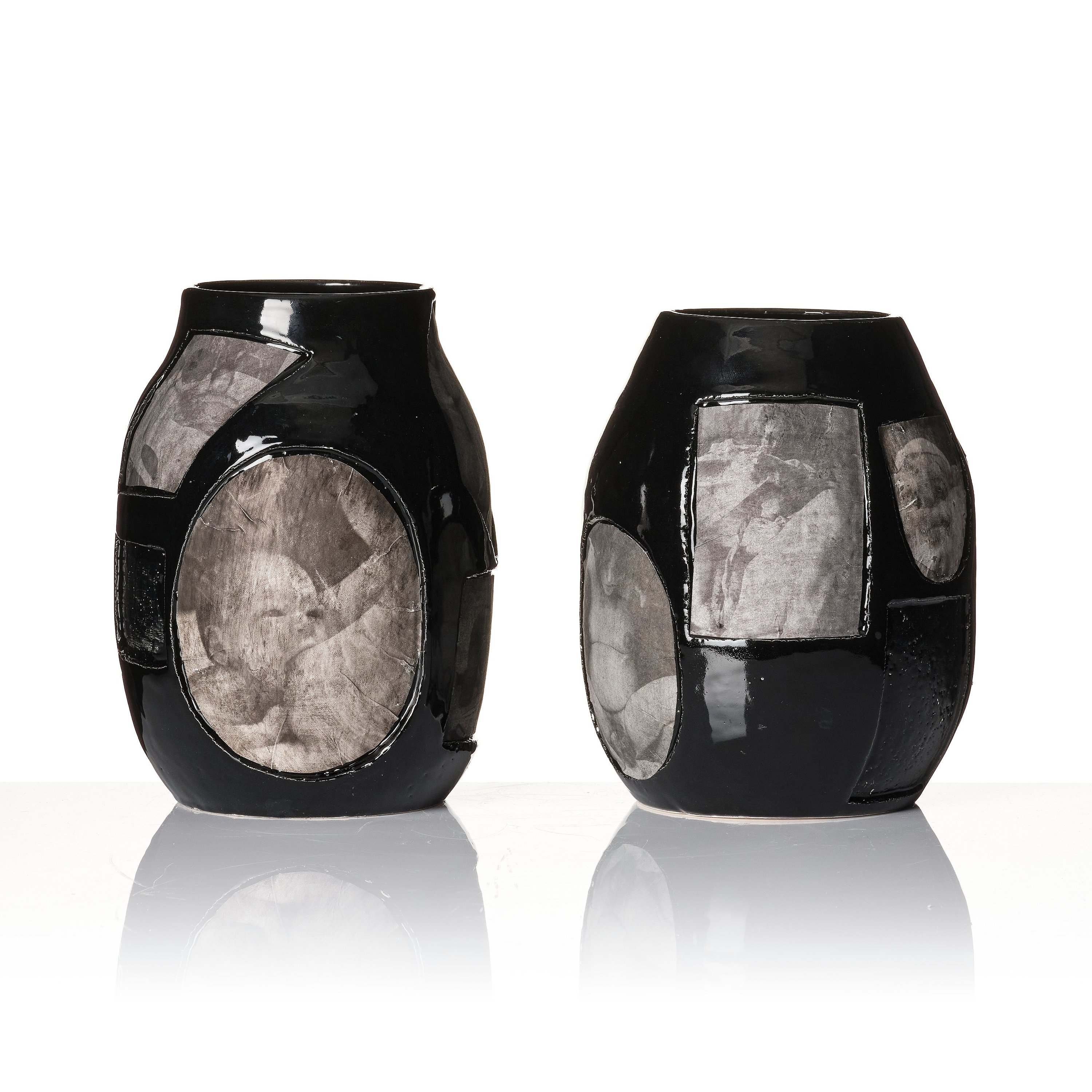 Artwork by Carmen Winant, Untitled., Made of Ceramic and paper decals