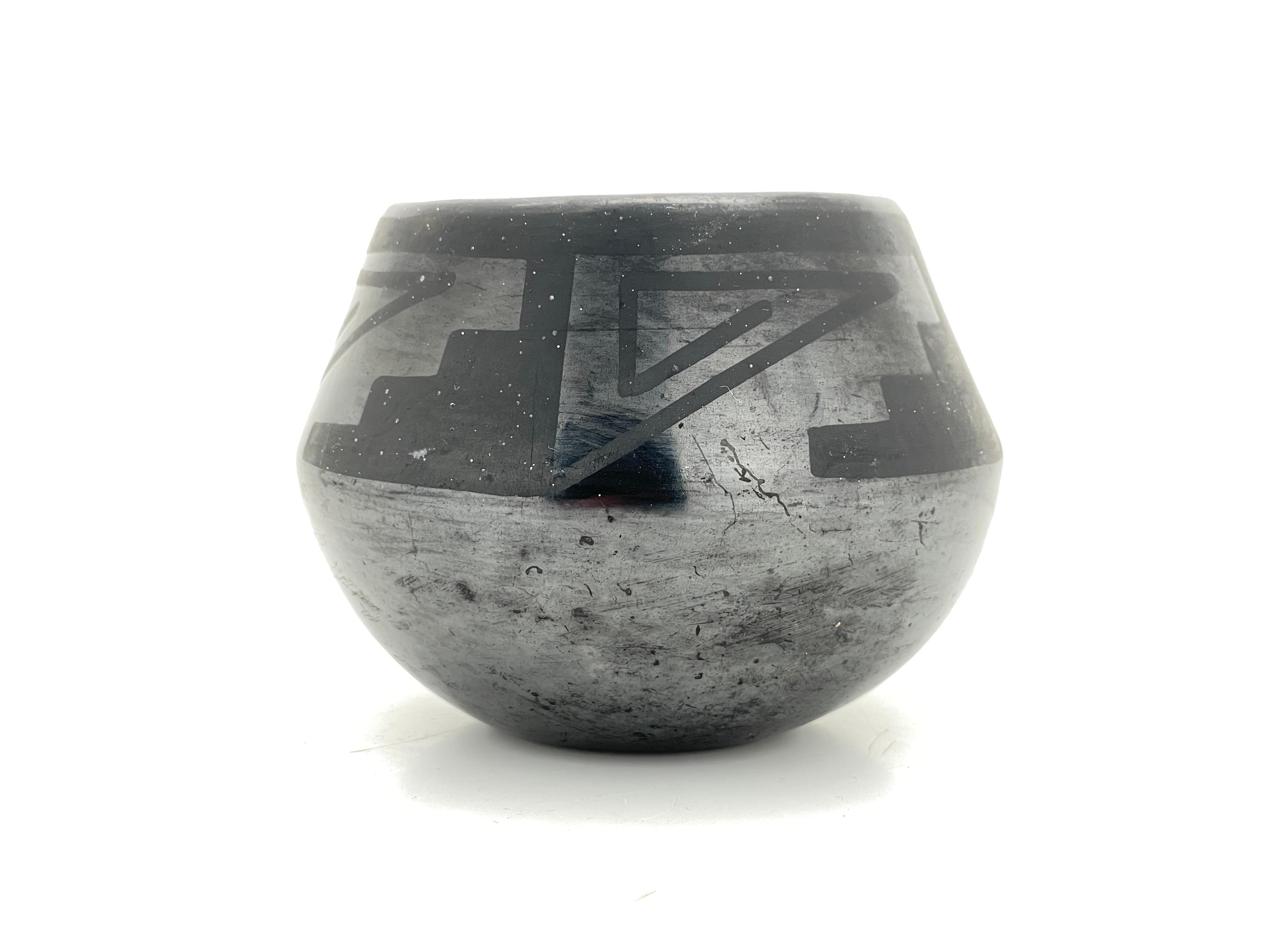 A Black-On-Black Jar by Maria Martinez and Julian Martinez