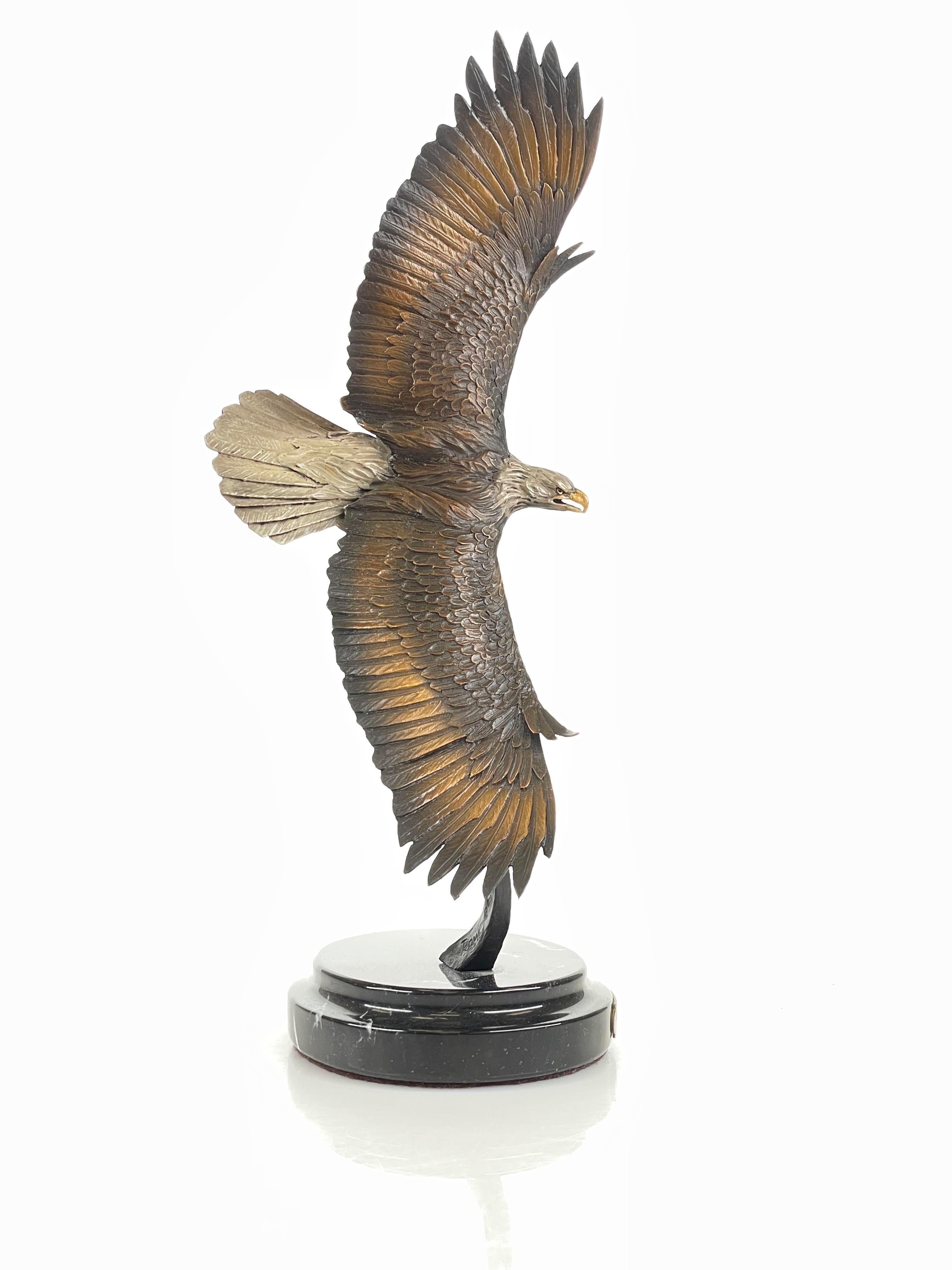 Ken Rowe | Ken Rowe (Born 1954) Belongs to the Wind Bronze Sculpture ...