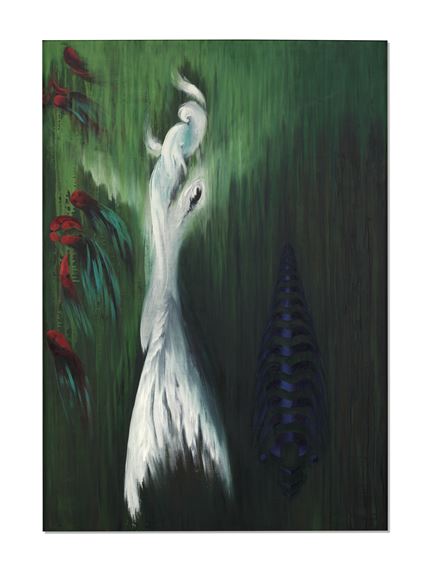 Tu t'évapores dans un buisson de cris by Toyen, Painted in 1956