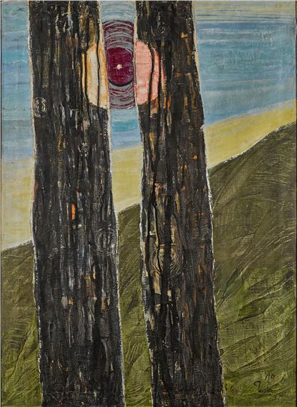 Untitled (Abstract) by Gazbia Sirry, Executed in 1965