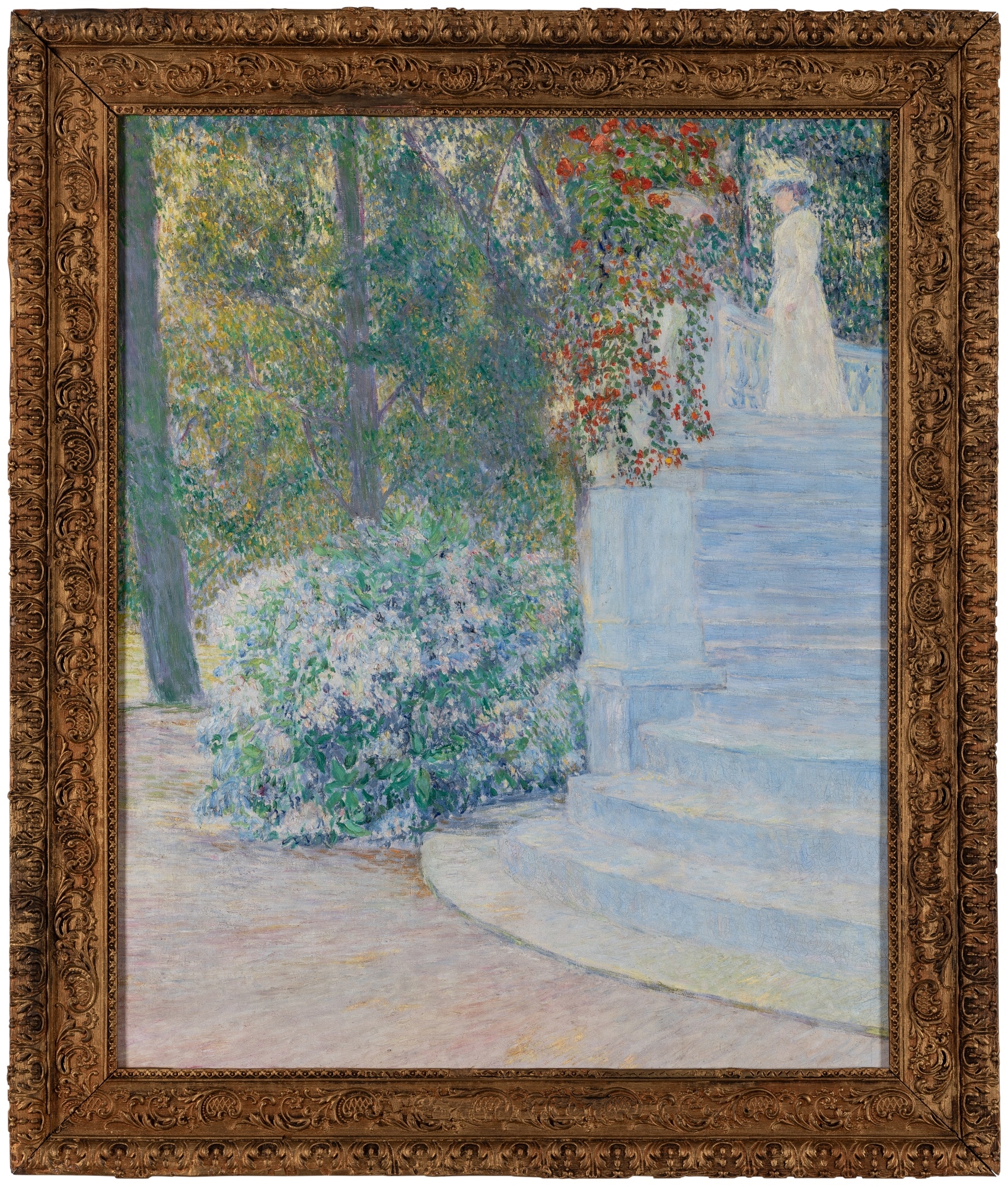 George Morren | L'Escalier bleu (1898) | MutualArt