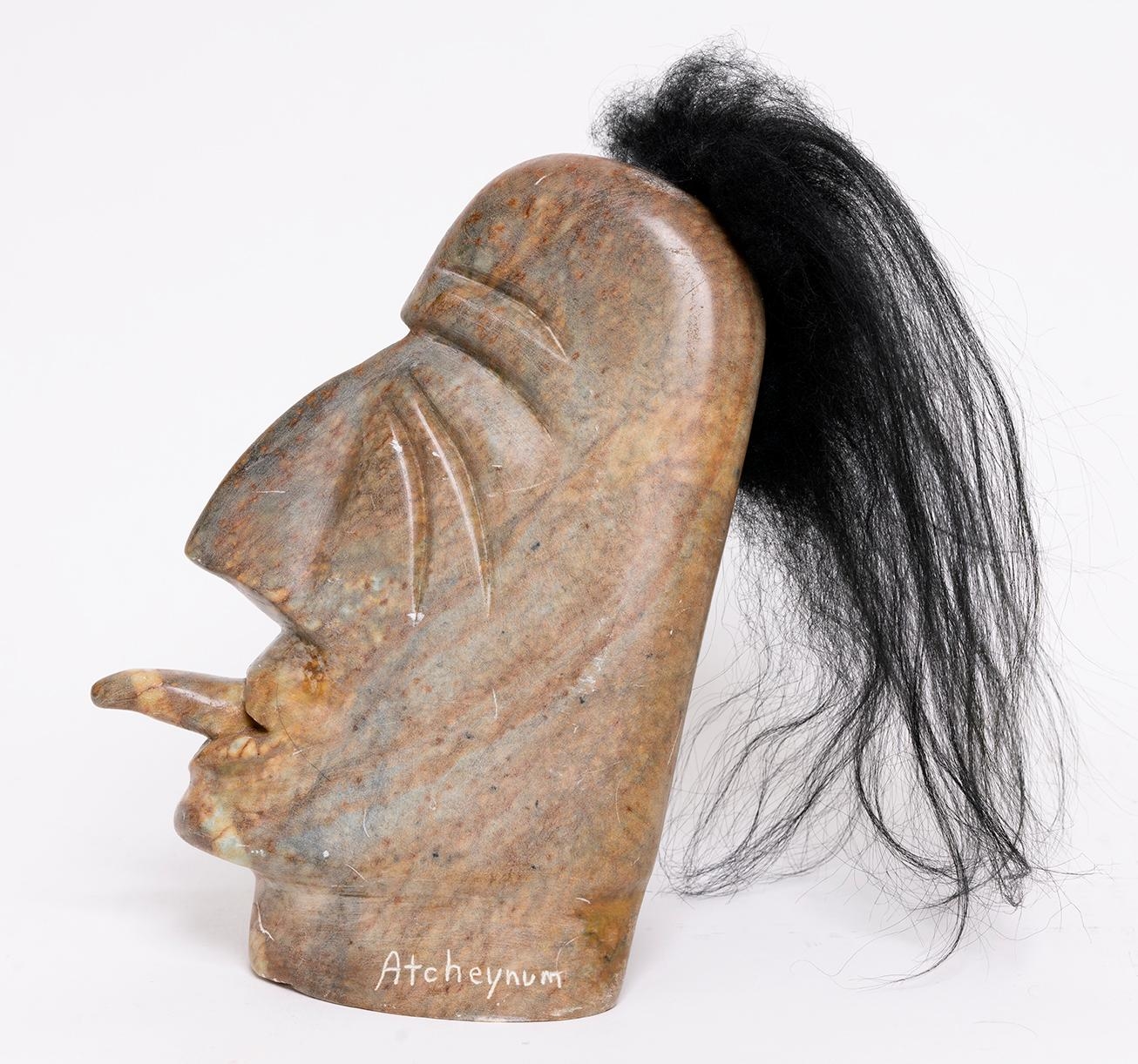 Artwork by Darwin Atcheynum, Untitled - Trickster, Made of Stone Carving