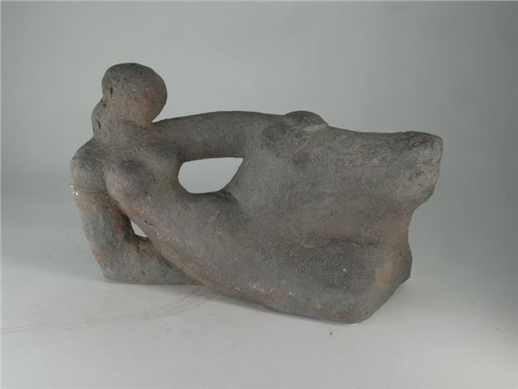 Olivier Pettit | Reclining nude woman | MutualArt