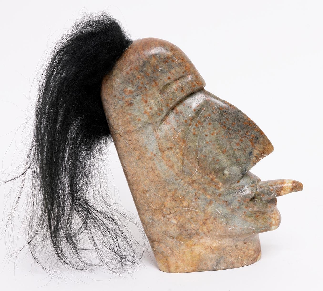 Artwork by Darwin Atcheynum, Untitled - Trickster, Made of Stone Carving