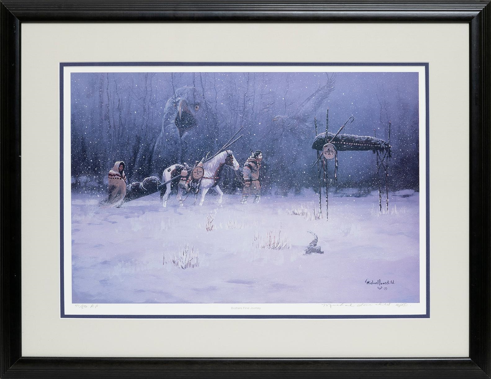 Michael Lonechild | Brother's Final Journey | MutualArt