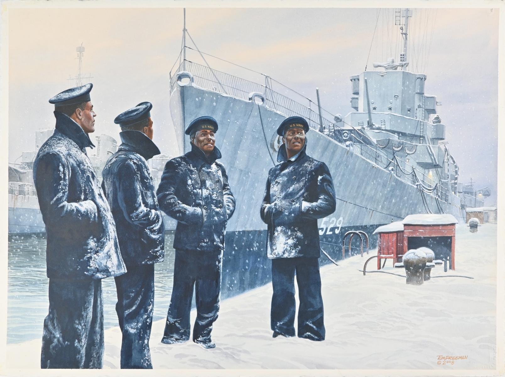 Tom Freeman | A New Home, Naval Base (1952) | MutualArt