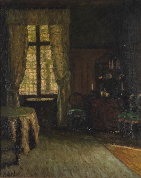 Interieur by Heinrich Ferdinand Werner, 1910