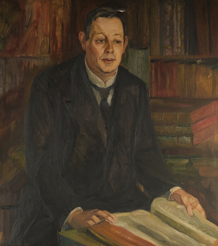 Artwork by Bernhard Hergarden, Prof. Carl Massierer, Made of oil on canvas