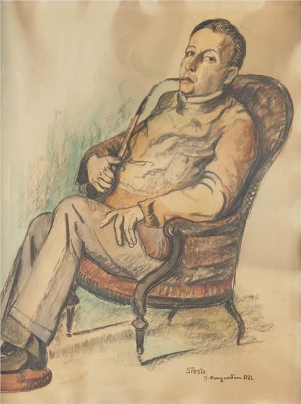 Siesta by Bernhard Hergarden, 1926