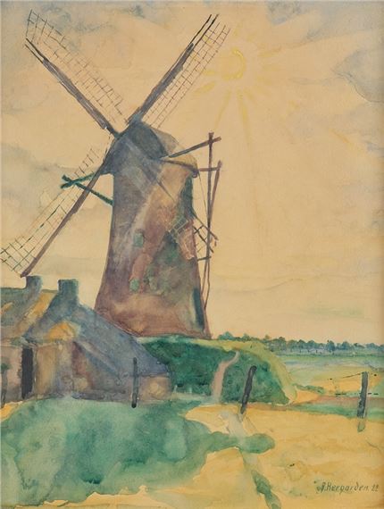Windmühle by Bernhard Hergarden, 22