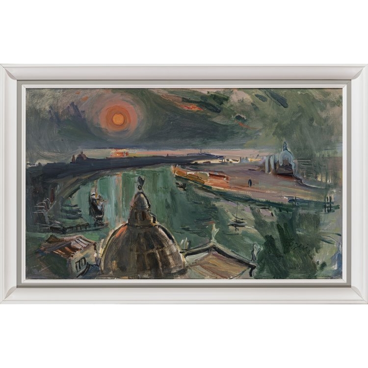 Hugo Hogner | Venedig von San Giorgio aus (1961) | MutualArt