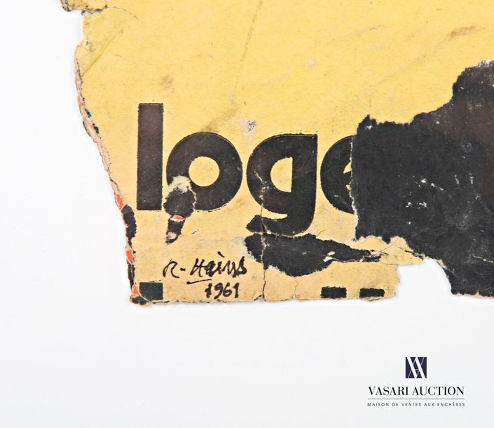 Raymond Hains | Untitled (Log) | MutualArt