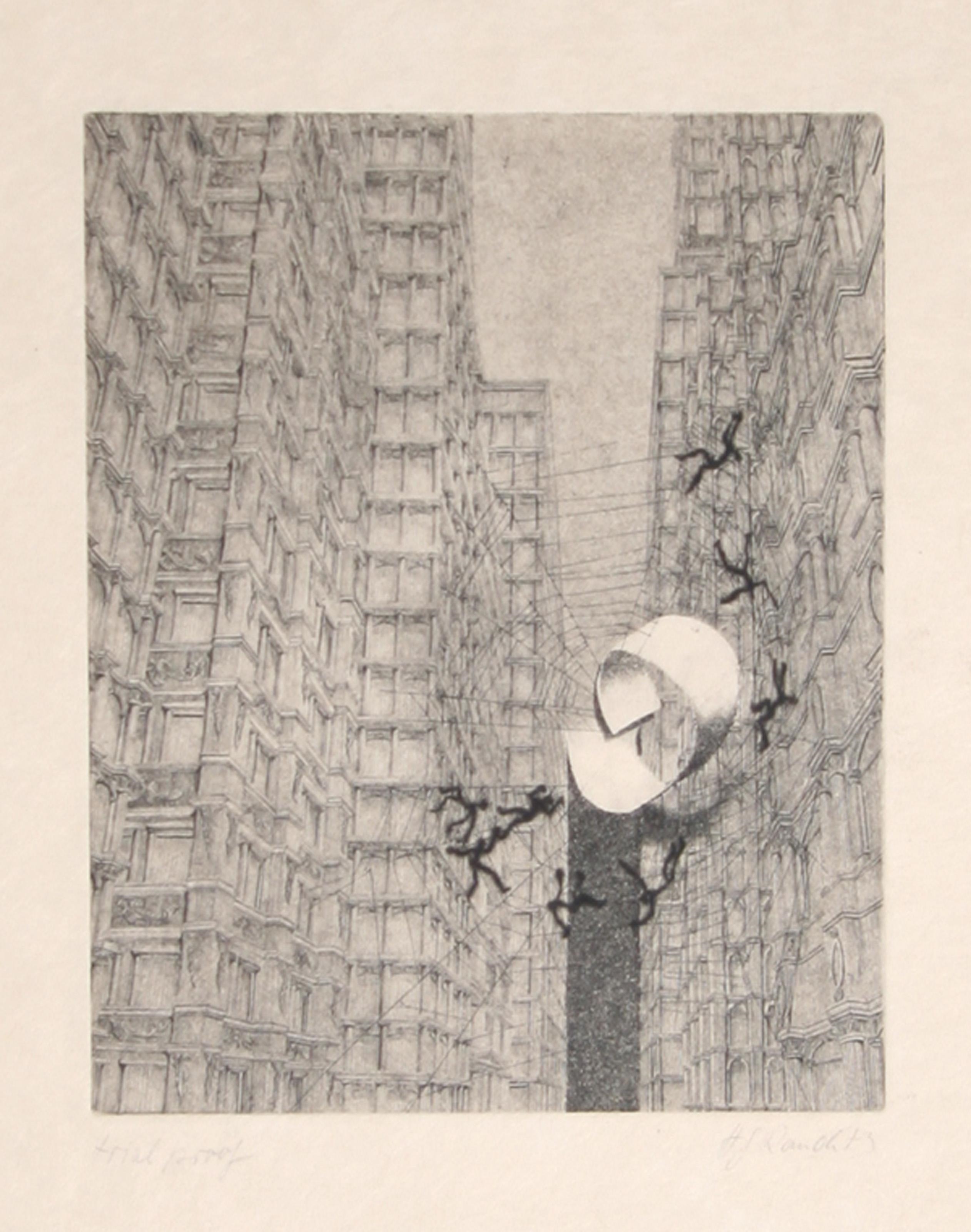 Hans Georg Rauch | Untitled - Men Caught in a Web (1978) | MutualArt