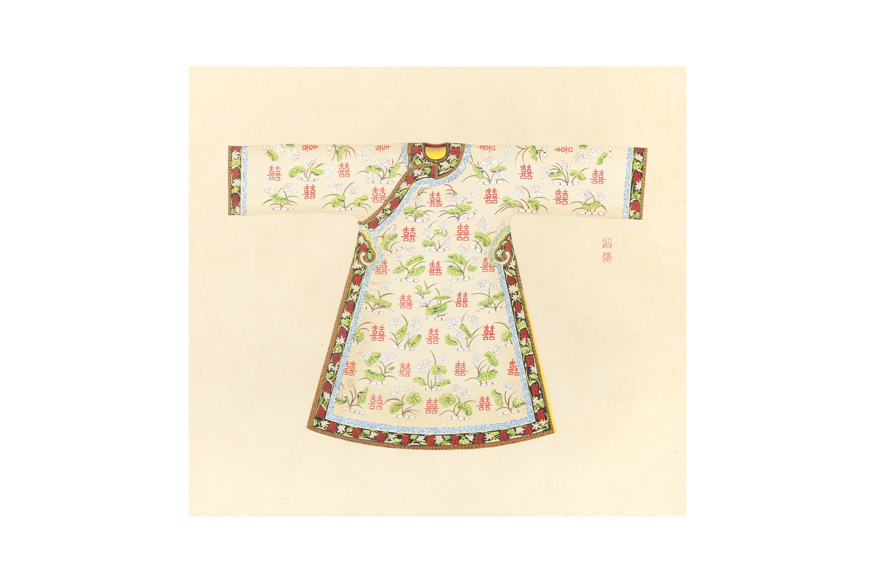 Chinese School | A SET OF EIGHT CHINESE PAINTINGS OF ROBES | MutualArt