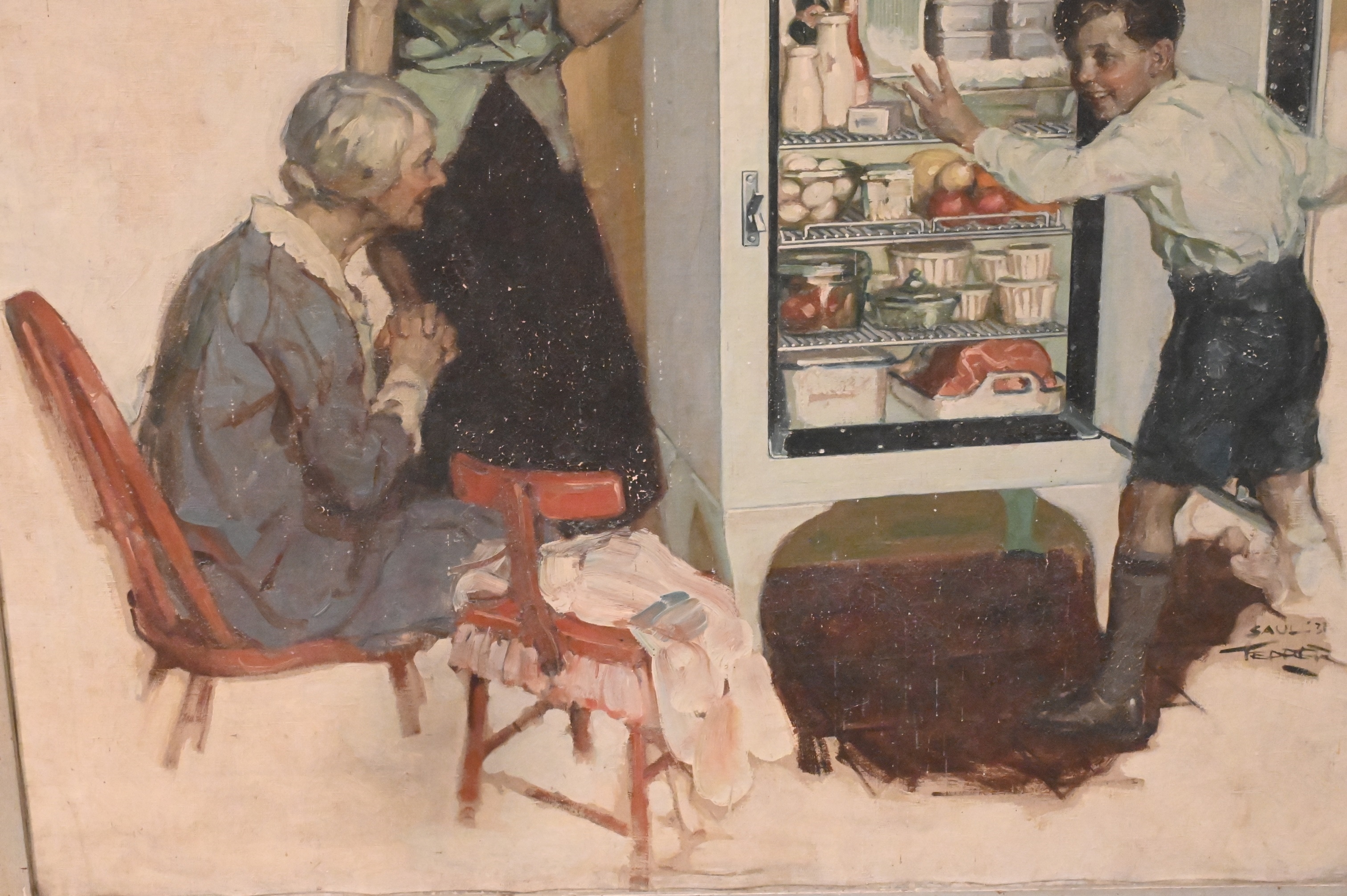 Artwork by Saul Tepper, “The Near Fridge” 1931