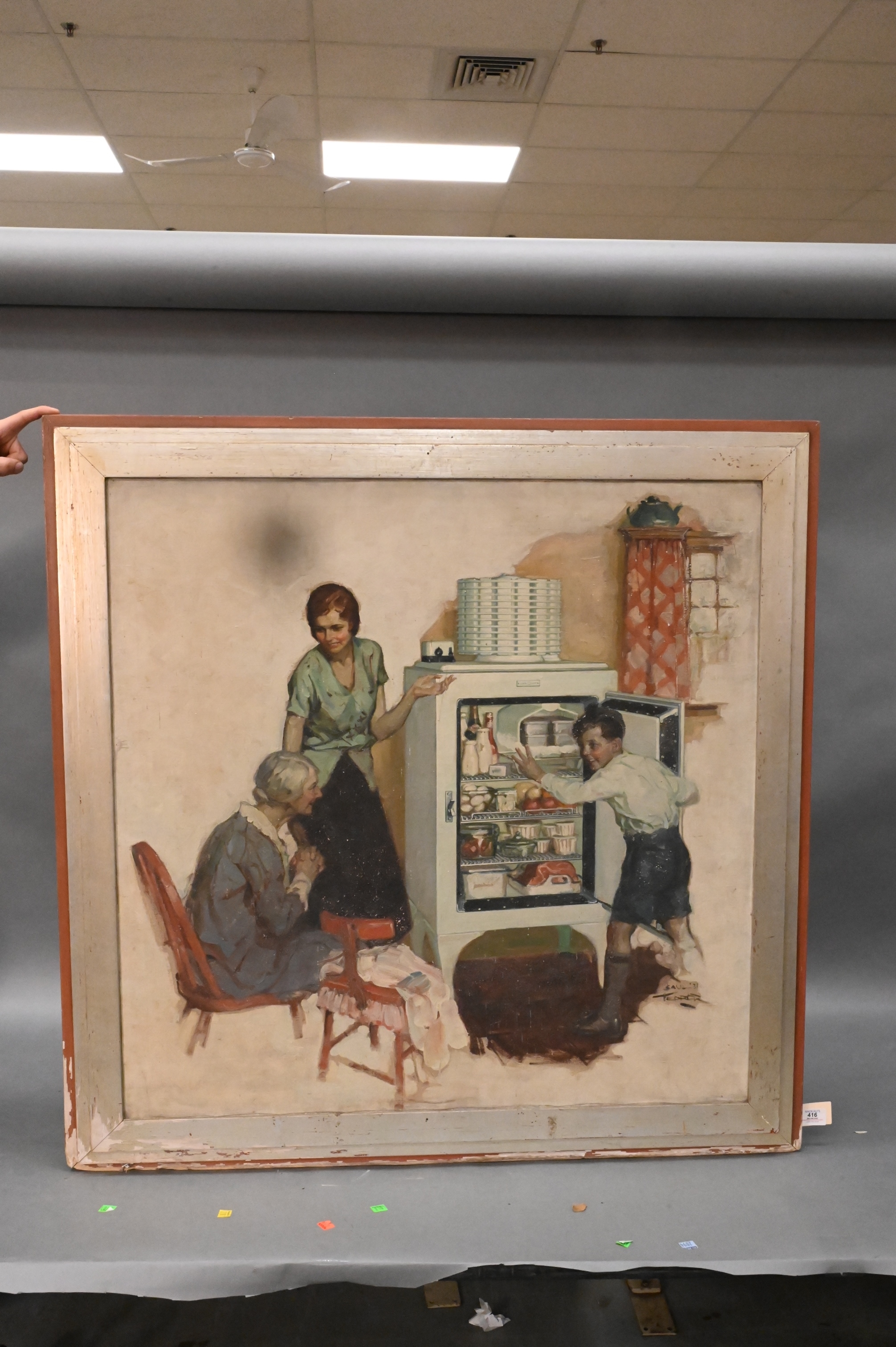 Artwork by Saul Tepper, “The Near Fridge” 1931