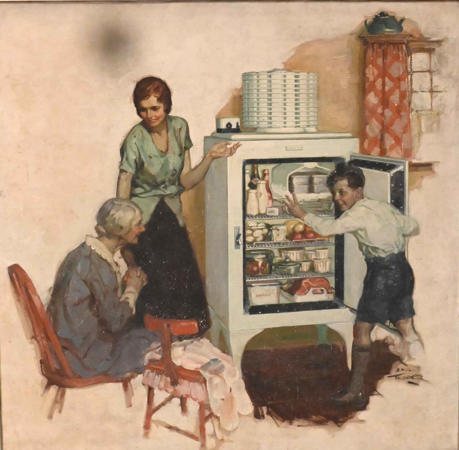 Artwork by Saul Tepper, “The Near Fridge” 1931