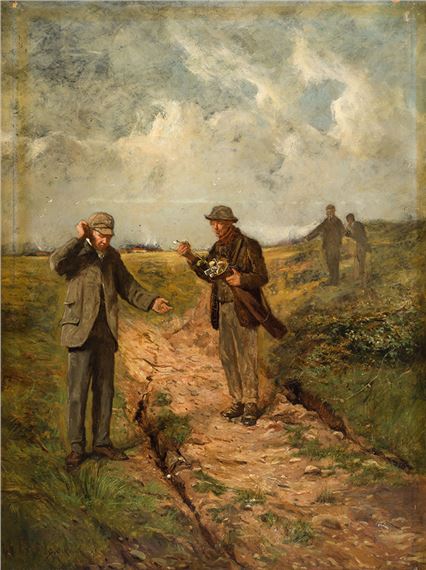 Gullane Links - A Bad Lie by George Aikman, circa 1890