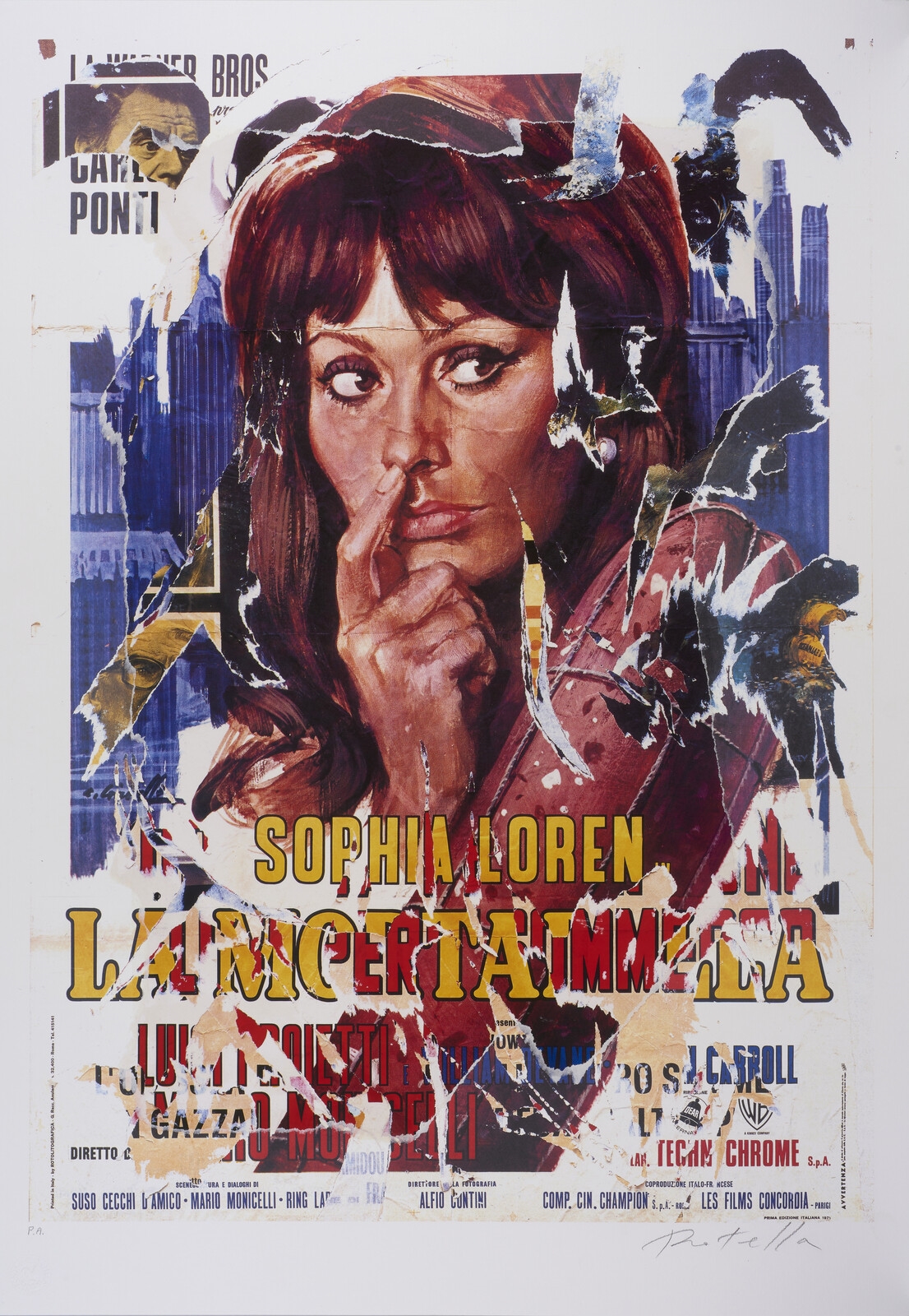 Mimmo Rotella | La mortadella. (2005) | MutualArt