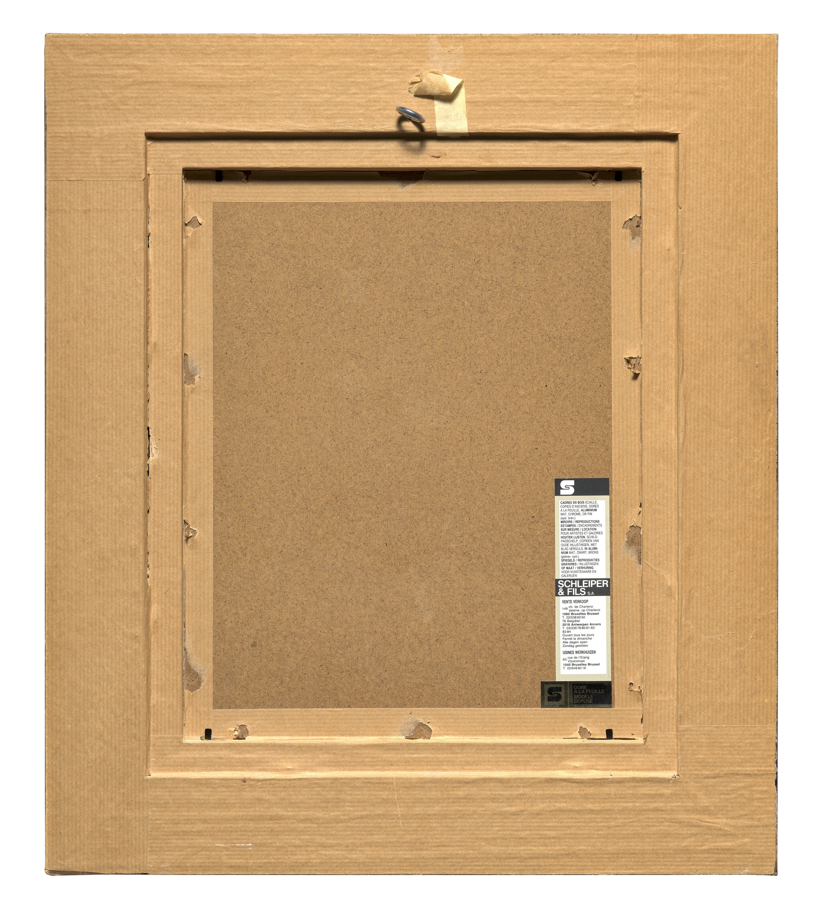 Artwork by Georges Lemmen, Les Anémones (recto); Deux études de motifs décoratifs (verso), Made of oil on board